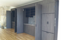 Pecos South 2 – Gregio Notte Textured Melamine